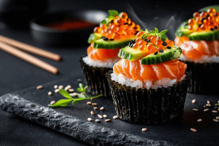 Доставку больше не заказываю! Суши-кексы: необычная подача любимых вкусов