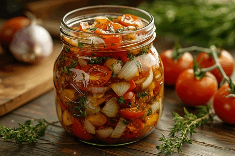 Маринованные помидоры с луком на зиму: эти банки пустеют первыми