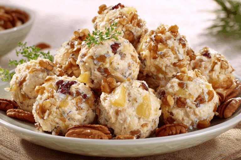 Перекус за 15 минут! Сырные шарики с курицей и ананасами — вкуснятина!