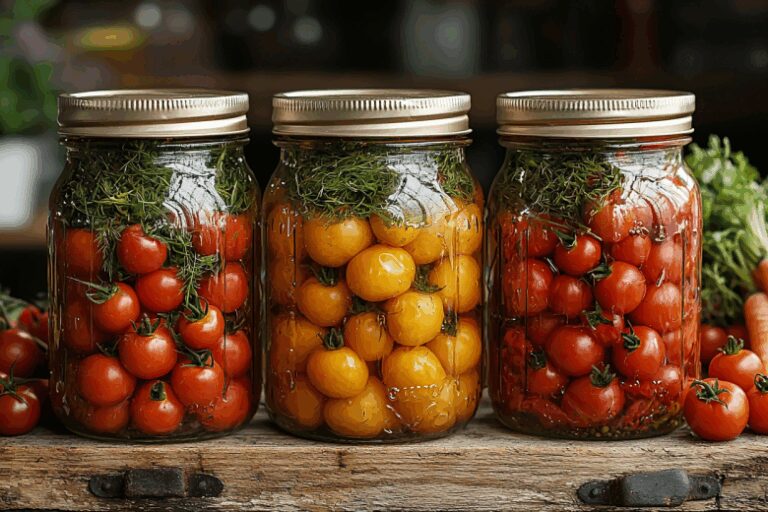 Помидоры с морковной ботвой без уксуса — стоят до весны и хрустят