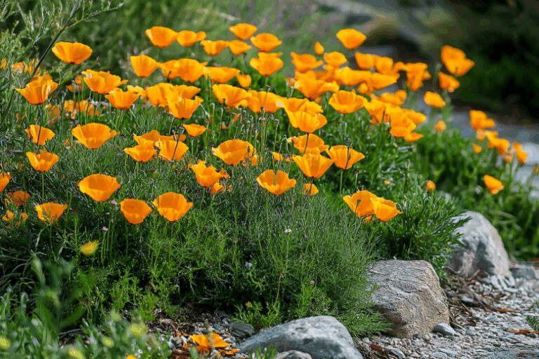 Калифорнийский мак будет украшать сад всё лето: цветок — рекордсмен обильного цветения