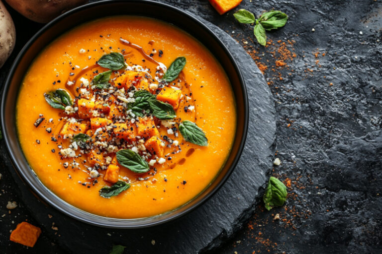 Осень на пороге, готовлю тыквенный крем-суп! Вкусно с гренками и просто так