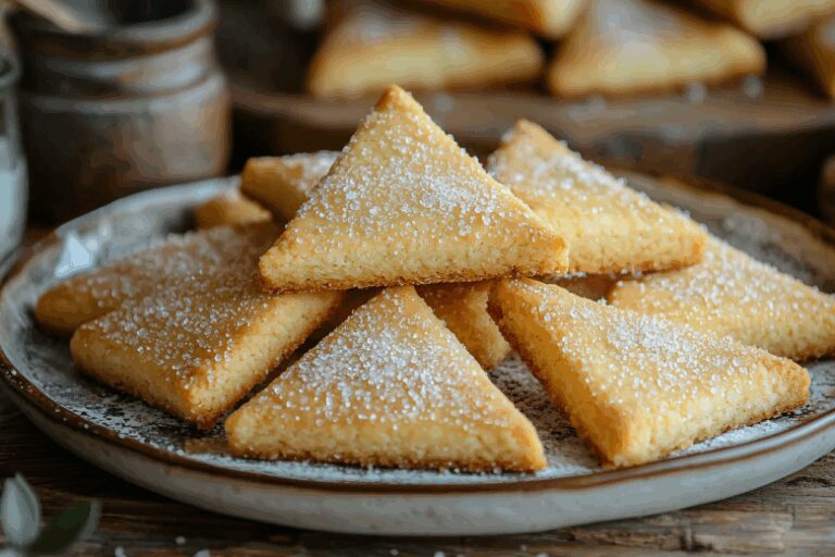 Печенье из пачки творога: готовим треугольники с сахаром на раз-два