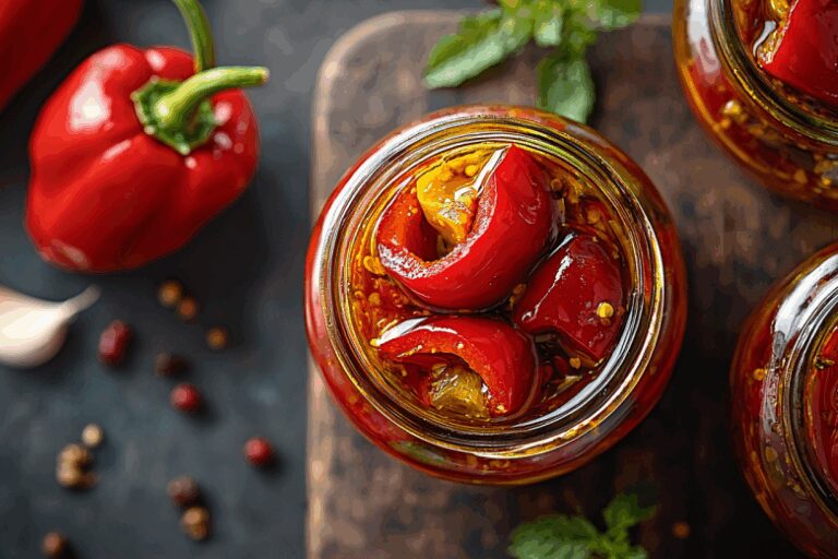 Перец в заливке за 15 минут: маринуем и наслаждаемся бутербродами всю зиму