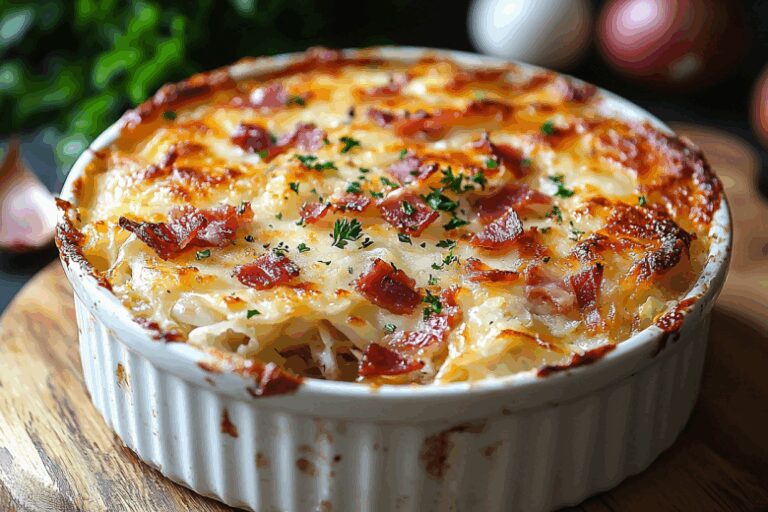 Сочный и сытный ужин! Гратен из капусты с беконом — вкуснота за 20 минут