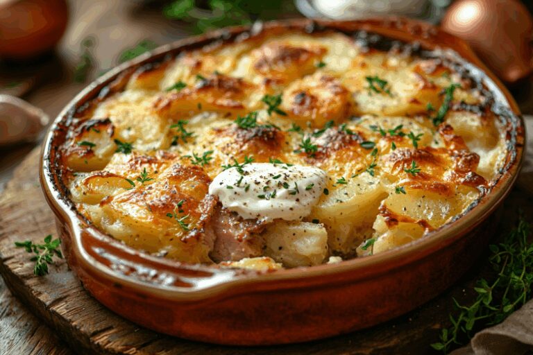 Свинина с луком и картошкой: вкуснейший рецепт в духовке — просто выложить слоями