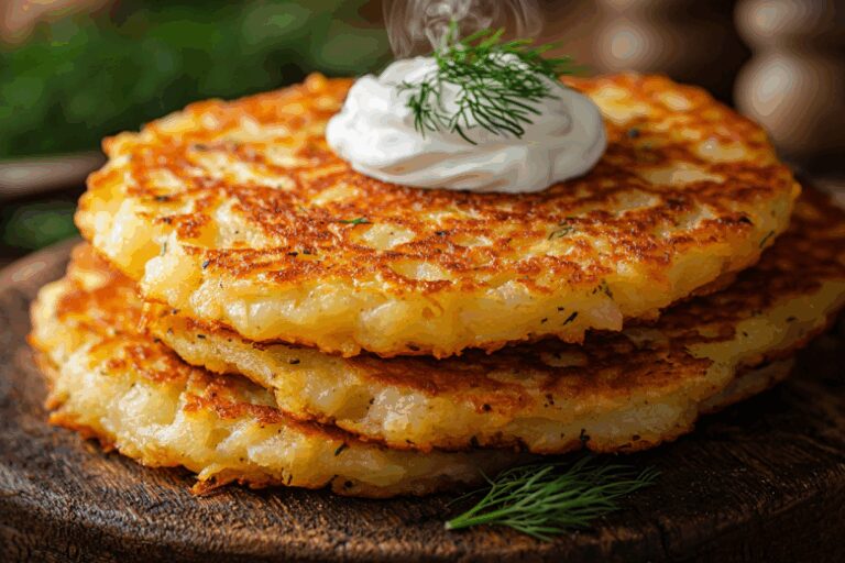 Тающие во рту картофельные оладьи
