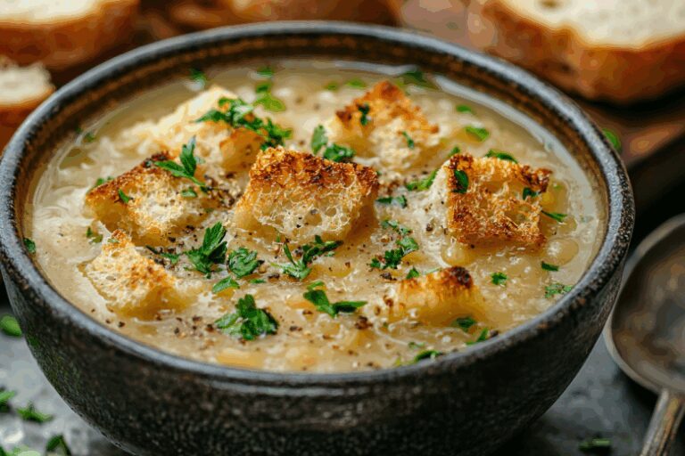 Ароматный суп чеснечка по-чешски — согревающее чудо. Мои едят его и на обед, и на ужин