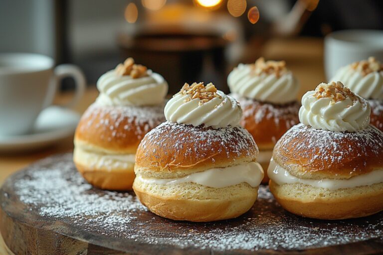 Мука, масло и горсть миндаля — творю шведское чудо к кофе. Пушистая семла с тающей начинкой