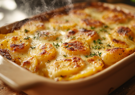 Надоела жареная картошка? Готовлю запеканку «Русское поле» с фаршем и сметаной. Аромат детства в золотистой корочке