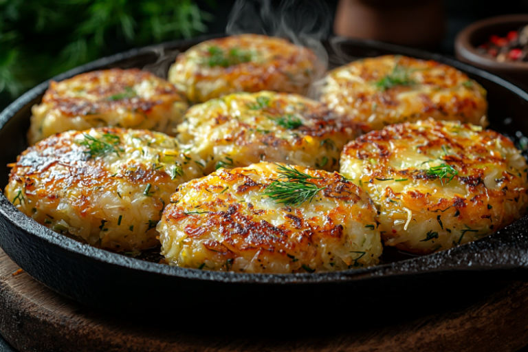 Забыла про драники. «Капустники» на сковороде получаются сочными, румяными и тают во рту — вкуснее хачапури и пирожков